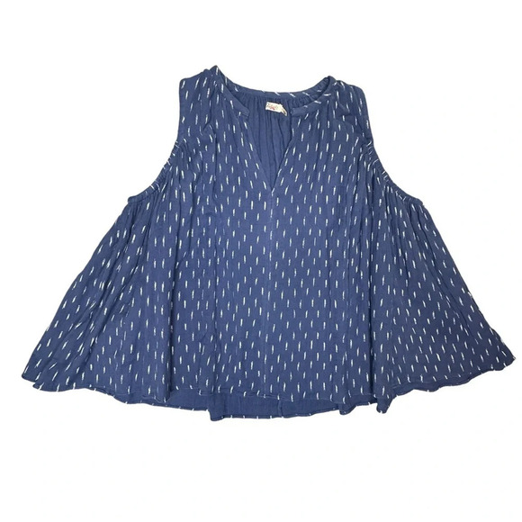 NWOT Faherty Women's Eliza Tank in Midnight Ikat. Sz: S - Picture 4 of 8